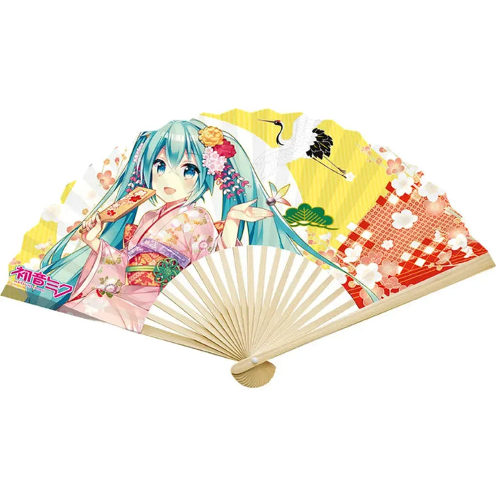 Hatsune Miku - Rin, Len & Miku Wearing Kimonos Hand Fan - ABYstyle