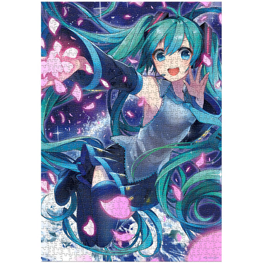 Hatsune Miku - Sakura Cherry Blossom Petals Jigsaw Puzzle (1000 Pieces) - ABYstyle