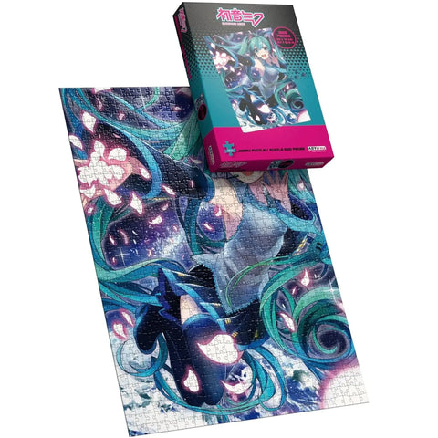 Hatsune Miku - Sakura Cherry Blossom Petals Jigsaw Puzzle (1000 Pieces) - ABYstyle - Image 4