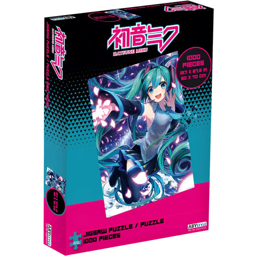 Hatsune Miku - Sakura Cherry Blossom Petals Jigsaw Puzzle (1000 Pieces) - ABYstyle