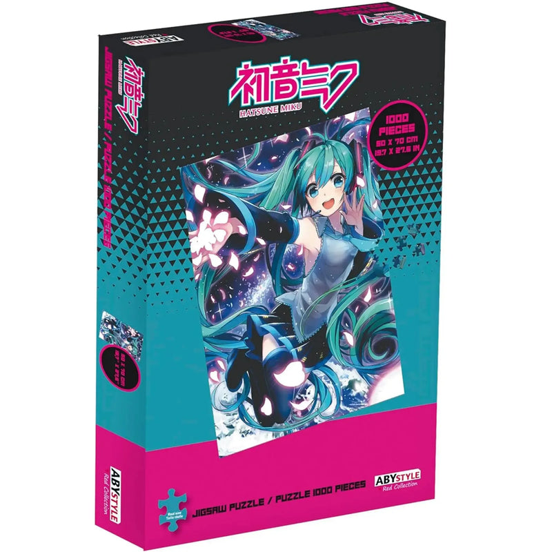 Hatsune Miku - Sakura Cherry Blossom Petals Jigsaw Puzzle (1000 Pieces) - ABYstyle