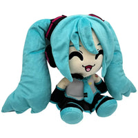 Hatsune Miku Sitting Plush (9") - Youtooz- Image 4