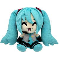 Hatsune Miku Sitting Plush (9") - Youtooz- Image 1