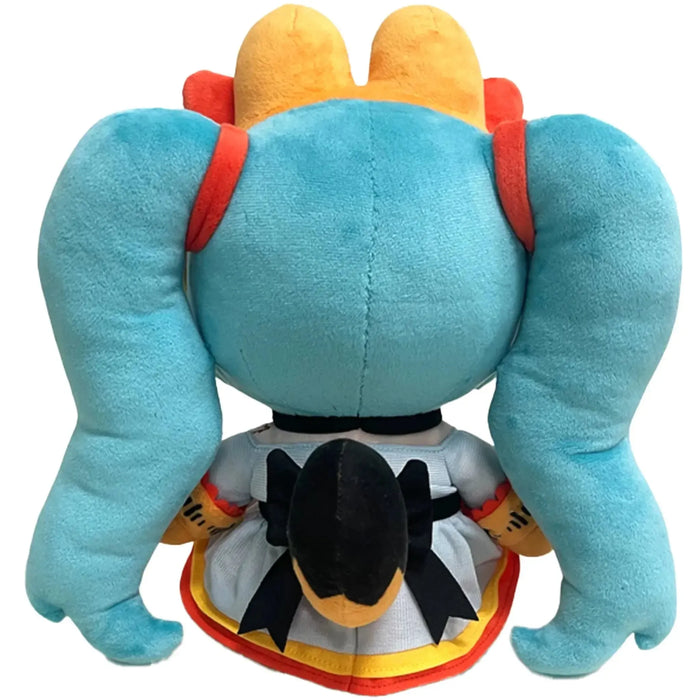Hatsune Miku x Garfield - Sitting Hatsune Miku in Garfield Outfit Plush (11.5") - Youtooz - (2024)