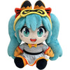 Hatsune Miku x Garfield - Sitting Hatsune Miku in Garfield Outfit Plush (11.5