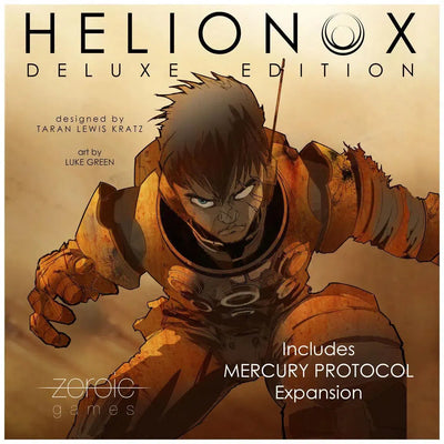 Helionox (Deluxe Edition) - Deck-Building Sci-Fi Board Game for Family, and Adults (1-4 Players, Ages 14+) - Mr. B Games