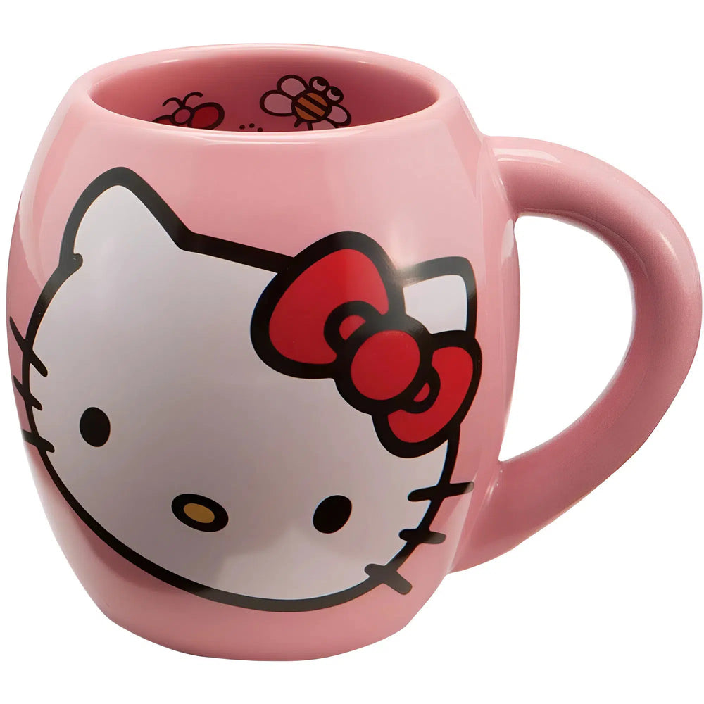 Hello Kitty - Pink Oval Mug (Ceramic, 18 oz.) - Bioworld