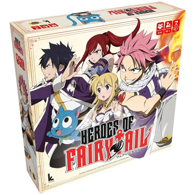 Heroes of Fairy Tail - Adventure Anime Board Game for Family, Adults & Children (2-4 Players, Ages 10+) - Japanime Games