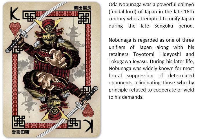 Heroes of Japan - Premium Feudal Japanese Playing Cards - Wonderland Workshop - KardecK Series