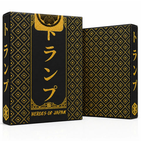Heroes of Japan - Premium Feudal Japanese Playing Cards - Wonderland Workshop - KardecK Series - Image 1