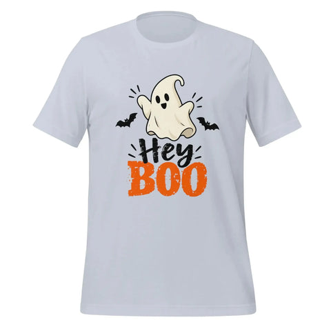 Hey Boo T-Shirt - Cute Halloween Ghost and Bats Graphic Tee - Image 29