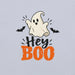 Hey Boo T-Shirt - Cute Halloween Ghost and Bats Graphic Tee