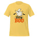 Hey Boo T-Shirt - Cute Halloween Ghost and Bats Graphic Tee
