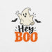 Hey Boo T-Shirt - Cute Halloween Ghost and Bats Graphic Tee