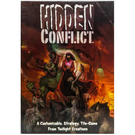 Hidden Conflict - Tile Placement War Card Game for Family, and Adults (2-6 Players, Ages 10+) - Twilight Creations
