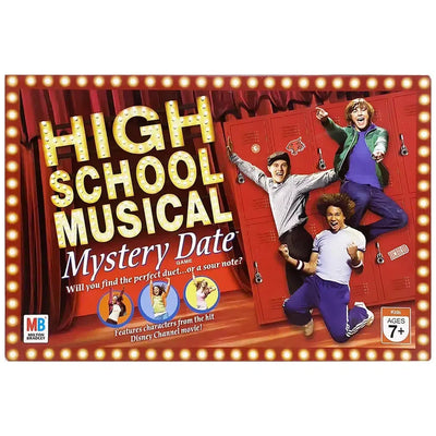 High School Musical: Mystery Date - Party Romance Board Game for Family, and Children (2-4 Players, Ages 7+) - Milton Bradley