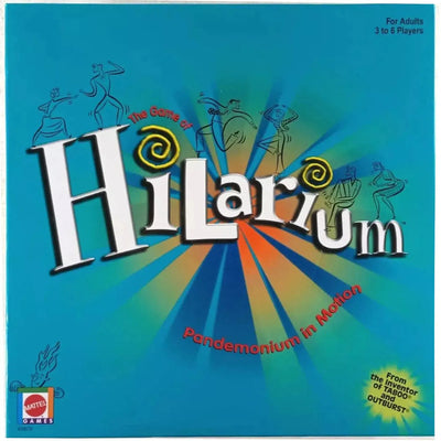 Hilarium: Pandemonium in Motion - Fast-Paced Party Board Game for Family, Adults, and Children (2-6 Players, Ages 12+) - Mattel