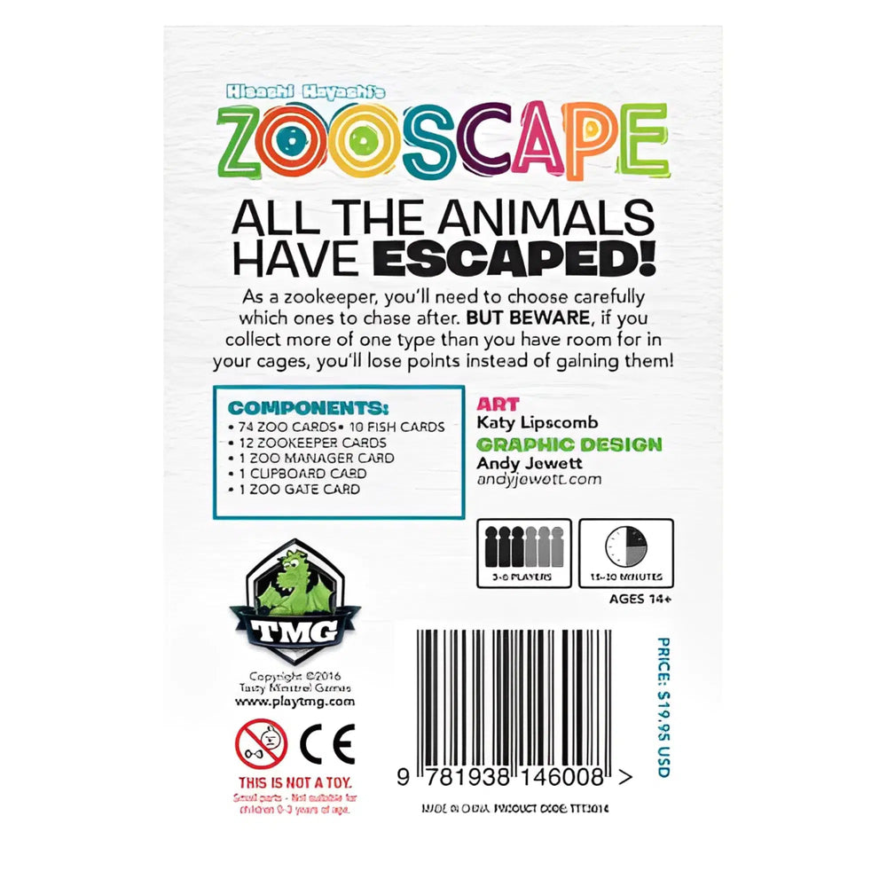 Hisashi Hayashi's Zooscape - Card Game - Tasty Minstrel Games
