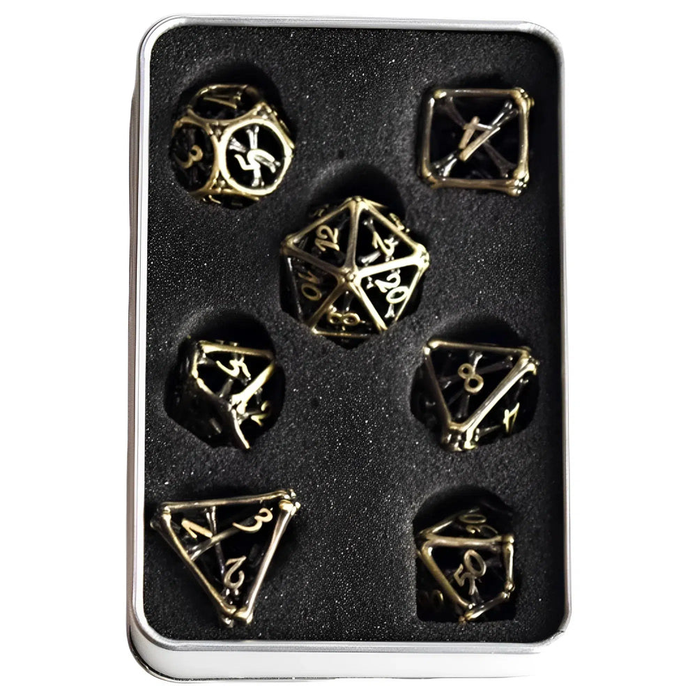 Hollow Bones 7-Piece Polyhedral Dice Set - Game Master Dice