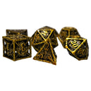 Hollow Dragon Shield 7-Piece Polyhedral Dice Set - Game Master Dice