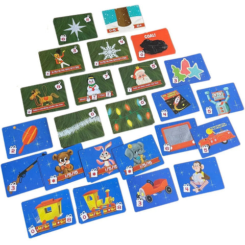 Holly Jolly - Competitive Christmas Card Game for Family, Adults, and Children (2-4 Players, Ages 8+) - 25th Century Games