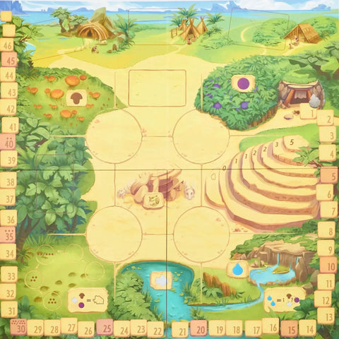Honga - Strategy Prehistoric Board Game for Family, Adults, and Children (2-5 Players, Ages 8+) - HABA - Image 6