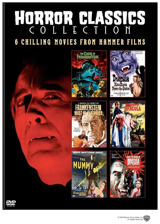 Horror Classics Collection (The Curse of Frankenstein / Dracula Has Risen from the Grave / Frankenstein Must Be Destroyed / Horror of Dracula / The Mummy / Taste the Blood of Dracula) - Hammer Studios