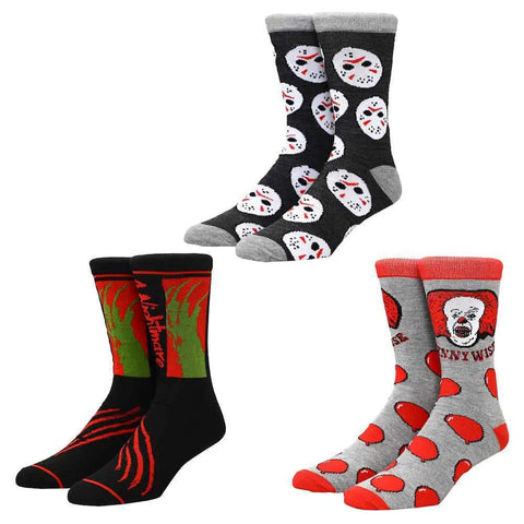 Horror Icons - 13 Scary Days of Socks Box Set - Bioworld