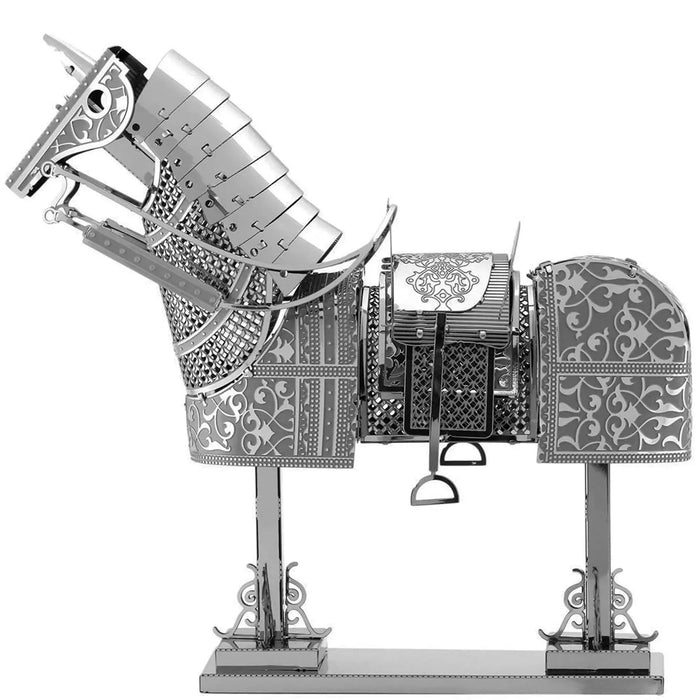 Horse Armor (Barding) 3D Figure Model Kit (Steel, Easy Difficulty) - Fascinations - Metal Earth Series - (2022)