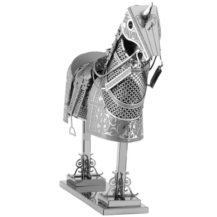 Horse Armor (Barding) 3D Figure Model Kit (Steel, Easy Difficulty) - Fascinations - Metal Earth Series - (2022)