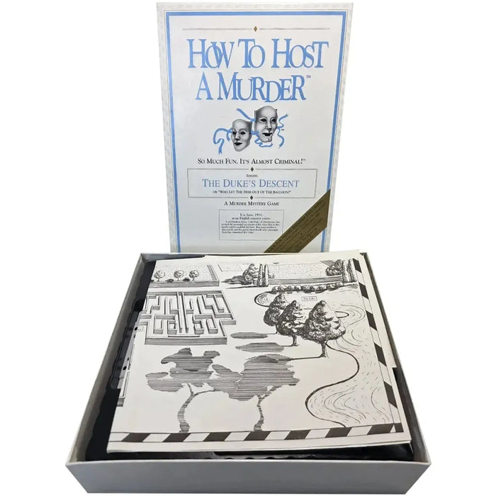 How to Host a Murder - Party Mystery Board Game for Adults (8+ Players, Ages 18+) - Decipher Inc - (1990)