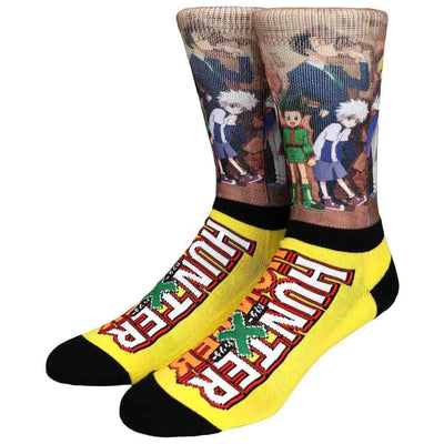 Hunter X Hunter - Main Characters Crew Socks (Sublimated) - Bioworld