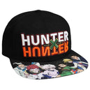 Hunter x Hunter - Characters & Logo Snapback Hat (Flat Bill) - Bioworld