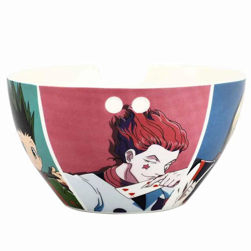 Hunter x Hunter - Characters Ramen Bowl with Chopsticks (Ceramic, 20 oz.) - Bioworld