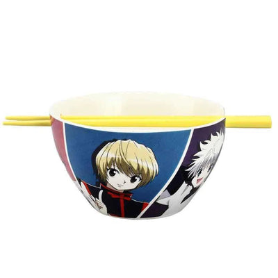 Hunter x Hunter - Characters Ramen Bowl with Chopsticks (Ceramic, 20 oz.) - Bioworld