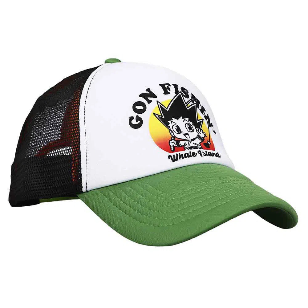 Hunter x Hunter - "Gon Fishin' Whale Island" Trucker Hat - Bioworld