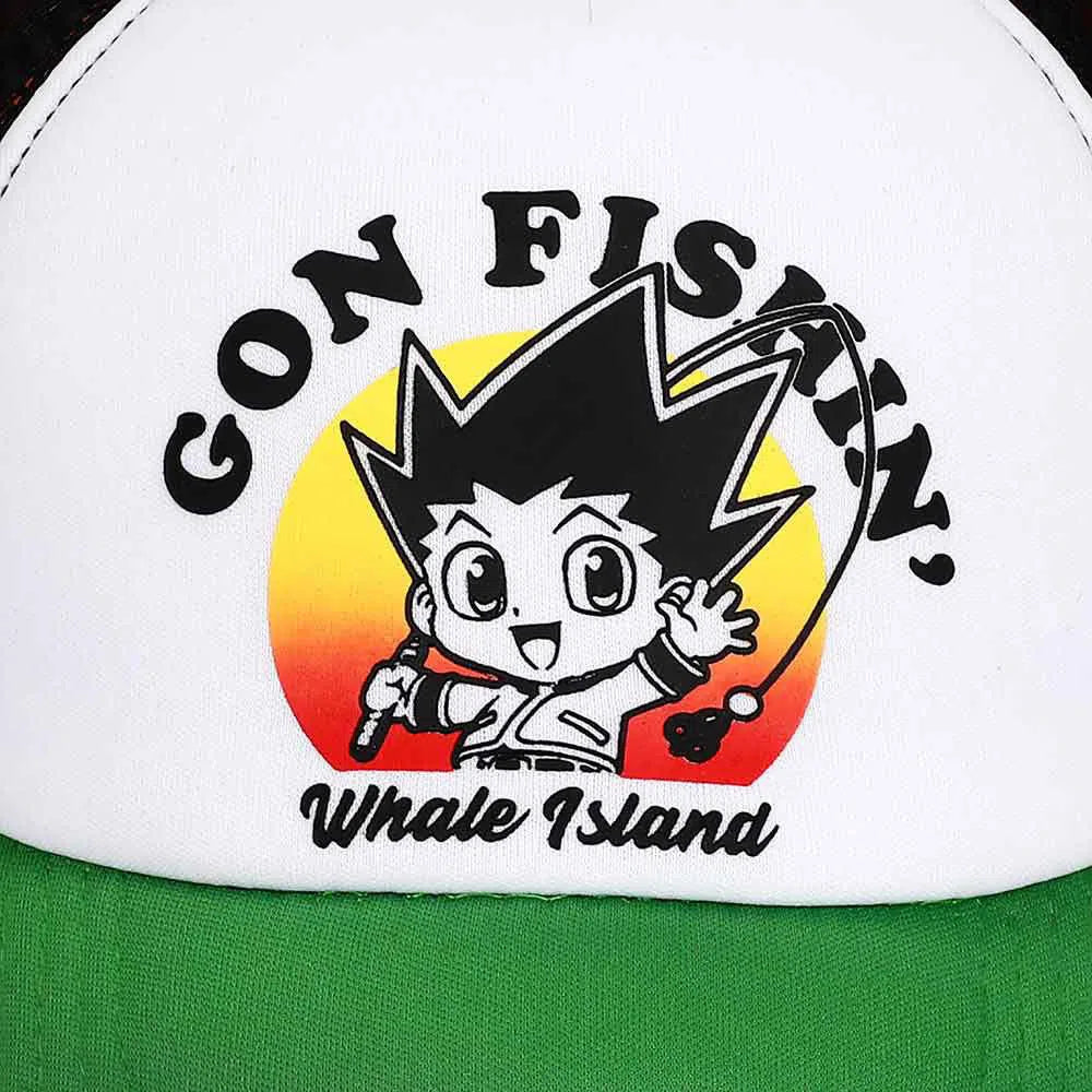 Hunter x Hunter - "Gon Fishin' Whale Island" Trucker Hat - Bioworld