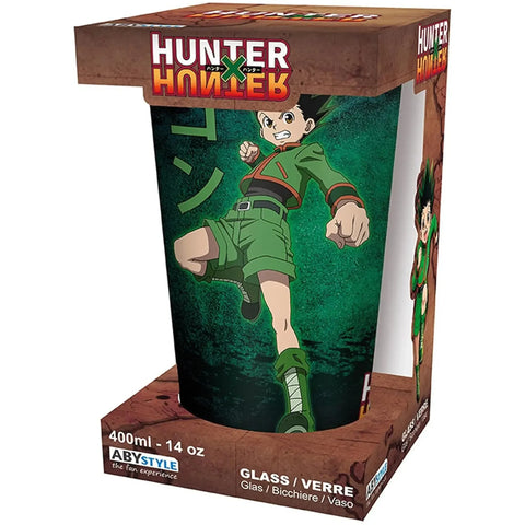Hunter x Hunter - Gon vs. Hisoka Drinking Glass (14 oz.) - ABYstyle - Image 1