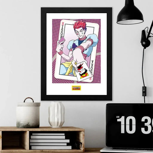 Hunter x Hunter - Hisoka Joker Card Framed Print (12"x16") - ABYstyle