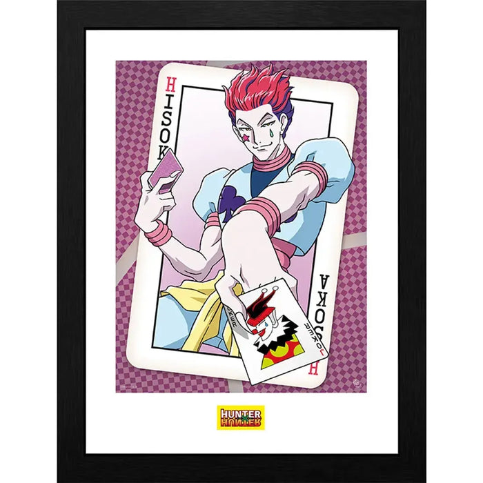 Hunter x Hunter - Hisoka Joker Card Framed Print (12"x16") - ABYstyle