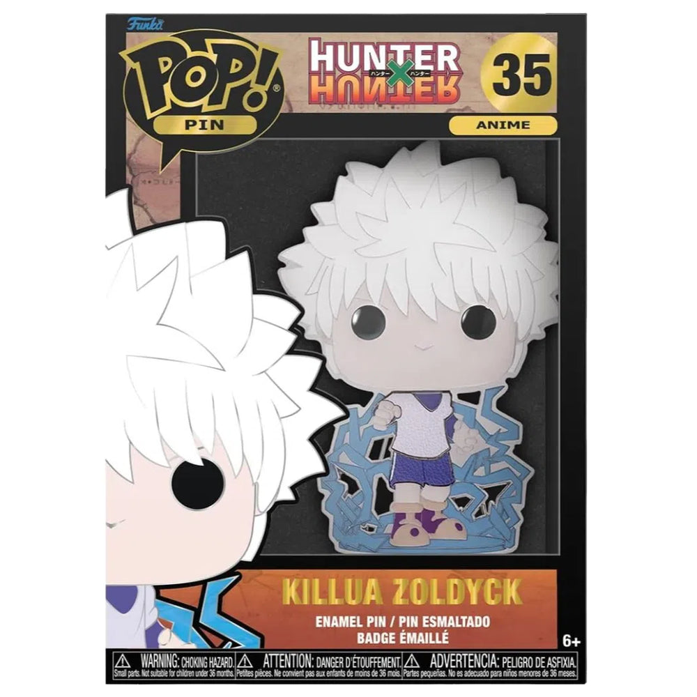 Hunter x Hunter - Killua Zoldyck Pin Badge (#35, Enamel) - Funko - Pop! Anime Pin Series