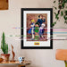 Hunter x Hunter - Main Characters on Map Framed Print (12"x16") - ABYstyle