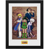 Hunter x Hunter - Main Characters on Map Framed Print (12