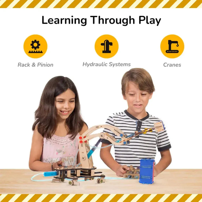 Hydraulic Crane - STEM Toy Building Set - Smartivity