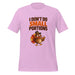 I Don't Do Small Portions T-Shirt - Funny Thanksgiving Turkey and Pie Graphic Tee