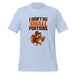 I Don't Do Small Portions T-Shirt - Funny Thanksgiving Turkey and Pie Graphic Tee