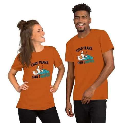 I Had Plans Then I Napped T-Shirt - Funny Sleeping Dog Graphic Tee - Image 12