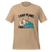 I Had Plans Then I Napped T-Shirt - Funny Sleeping Dog Graphic Tee