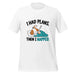 I Had Plans Then I Napped T-Shirt - Funny Sleeping Dog Graphic Tee