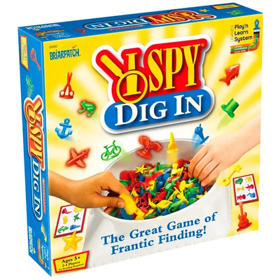 I SPY Dig In - Dexterity Math Board Game for Family, and Children (2-4 Players, Ages 5+) - University Games [Briarpatch]